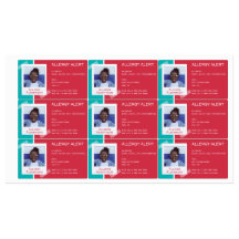 Allergie Alert Kids Foto Medical Emergency Daycare