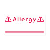 Allergie-Briefmarke Permastempel (Design)
