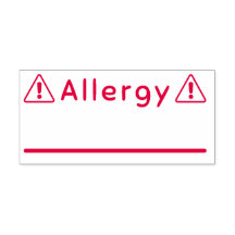 Allergie-Briefmarke