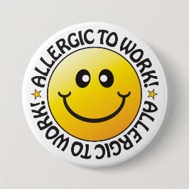 Allergie für das Abzeichen Button