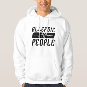 Allergie für Menschen Hoodie
