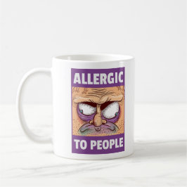 Allergie für Menschen Kaffeetasse