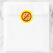Allergie gegen Bienen Runder Aufkleber (Tasche)