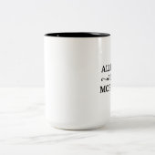 Allergie gegen Morgens Zweifarbige Tasse (Mittel)