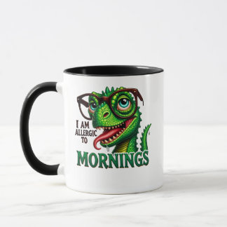Allergie gegen Morgenstunden-Tasse - Funny Animal Tasse