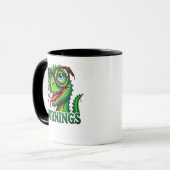 Allergie gegen Morgenstunden-Tasse - Funny Animal Tasse (Vorderseite Links)