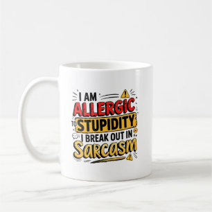 Allergie gegen Steifheit Kaffeetasse
