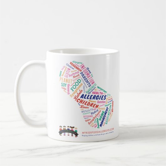 Allergie-Kaffee-Tasse mein Kindes Nahrungsmittel Kaffeetasse (Links)