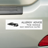 Allergie-Rat Autoaufkleber (Auf Auto)