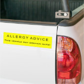 Allergie-Rat Autoaufkleber (Auf Lkw)