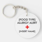 Allergie-wachsamer Schlüsselanhänger (Vorderseite)