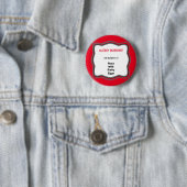 Allergie-Warnan stecknadel-Button-Abzeichen Button (Beispiel)