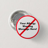 Allergie/Warnen Button (Vorne & Hinten)