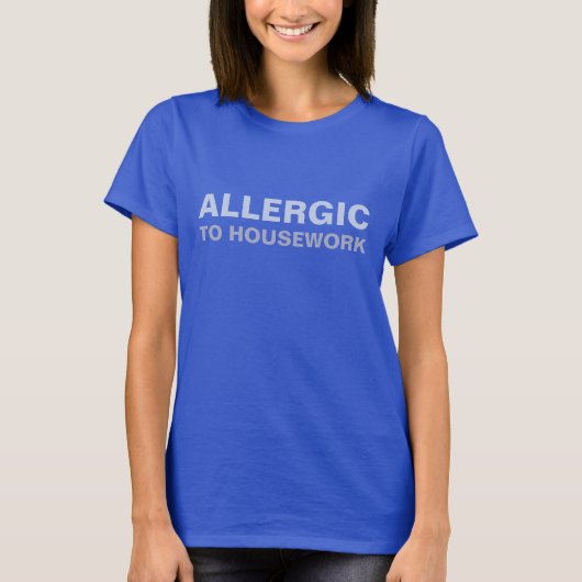 ALLERGIE zu witzigen Shirts & Jacken (Vorderseite)