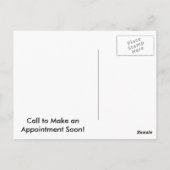 Allergien - immer in der Saison Postkarte (Rückseite)