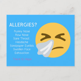 Allergien Shaklee Postcard Postkarte