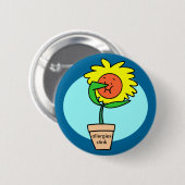 Allergien stinken, niesen Blume Button (Vorne & Hinten)