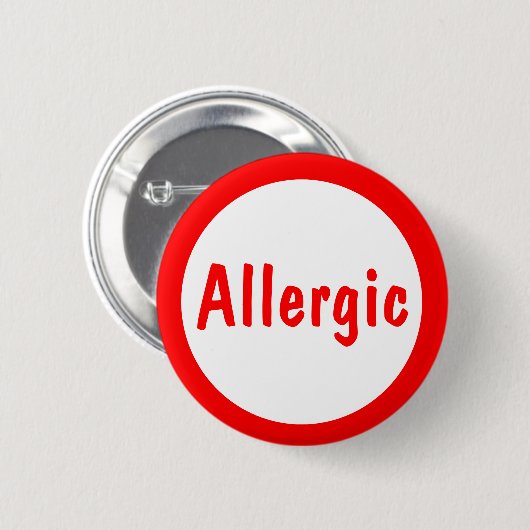 Allergisch Button (Vorne & Hinten)