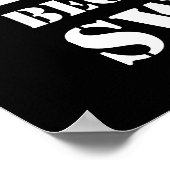 allergisch gegen Eisen Poster (Ecke)