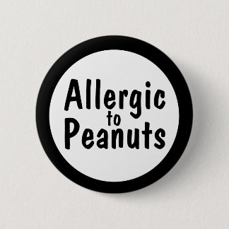 Allergisch gegen Erdnüsse Button