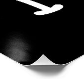 Allergisch gegen Idioten Poster (Ecke)