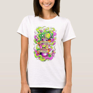 Allergisch gegen Love Neon Flash T‑Shirt T-Shirt