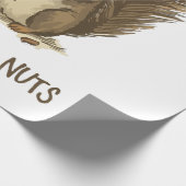 Allergisch gegen Nüsse Geschenkpapier (Ecke)