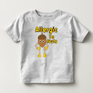 Allergisch gegen Nüsse Kleinkind T-shirt