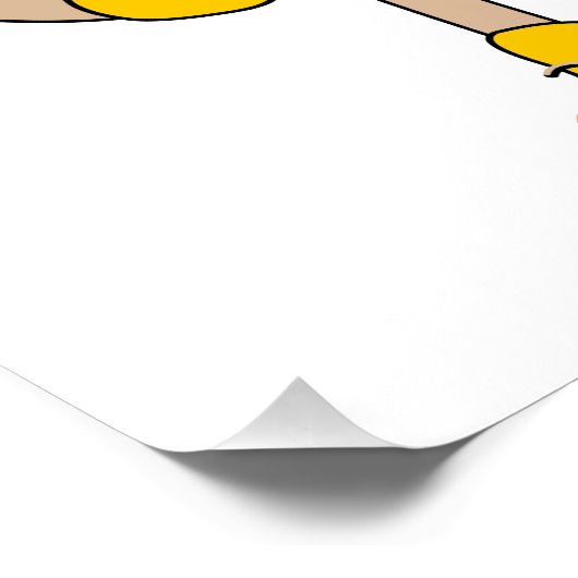 Allergisch gegen Nüsse Poster (Ecke)