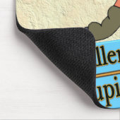 ALLERGISCH ZU DEN DUMMEN LEUTEN MOUSEPAD (Ecke)