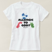 ALLERGISCH ZU GOTT? VERSUCHEN SIE DIE LIEBE FARBIG T-Shirt (Design vorne)