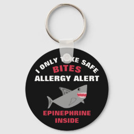 Allergische Allergiker Hai Kinder Personalisiert Schlüsselanhänger