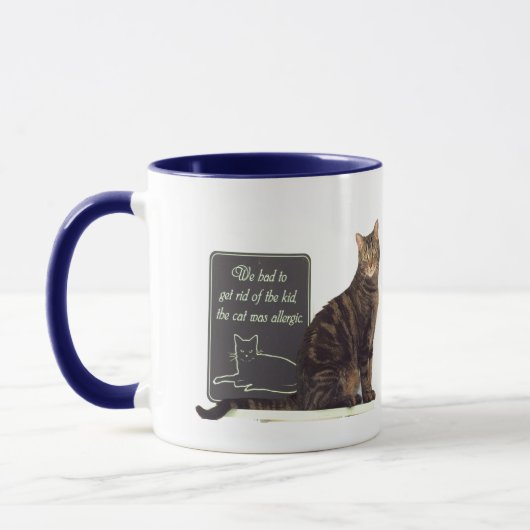 Allergische Katze Humorale Tasse (Links)