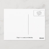 Allergische Katze Postkarte (Rückseite)