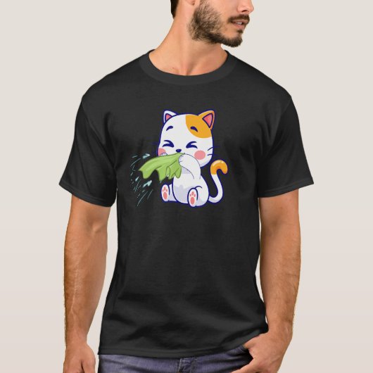 allergische Katze T-Shirt (Vorderseite)