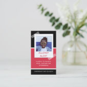 Allergische Warnkids Foto Medical Emergency Daycar Telefonnummerkarte (Stehend Vorderseite)