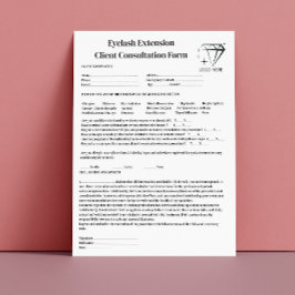 Allergisches Pflaster Test Black Calligraphy Bold Briefbogen