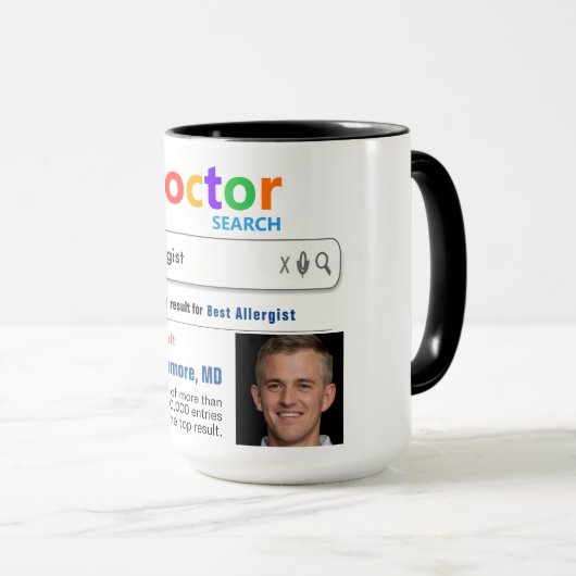 Allergist Funny Gift Tasse (VorderseiteRechts)