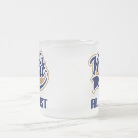 Allergist-Geschenk Mattglastasse (Mittel)