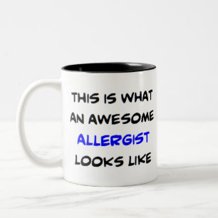 Allergist, phantastisch zweifarbige tasse