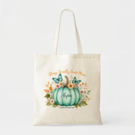Allergy Alert Teal Pumpkin Flowers Butterfly Girl Tragetasche