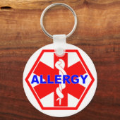 ALLERGY ID TAG SCHLÜSSELANHÄNGER (Vorderseite)