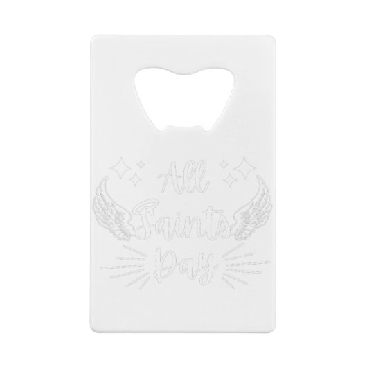 Allerheiligen Geldbeutel Flaschenöffner (Rückseite)