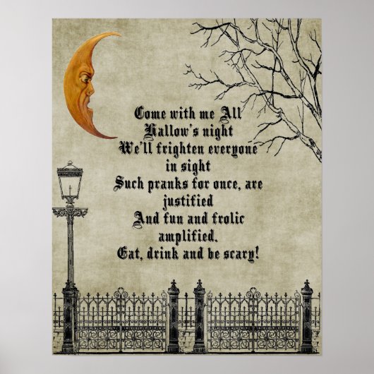Allerheiligen-Nacht Poster (Vorne)