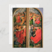 Allerheiligen-Tag-Altarpiece Postkarte (Vorne/Hinten)