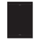 Allerheiligste Halloween-Rose Tischnummer (Rückseite)