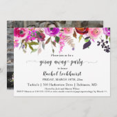 Allerlei Mischblüten, die das Foto des Party verla Einladung (Vorne/Hinten)