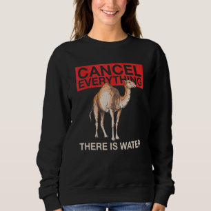 Alles abbrechen, was es Wasserangebot für eine Cam Sweatshirt