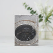 Alles abtropfen postkarte (Stehend Vorderseite)