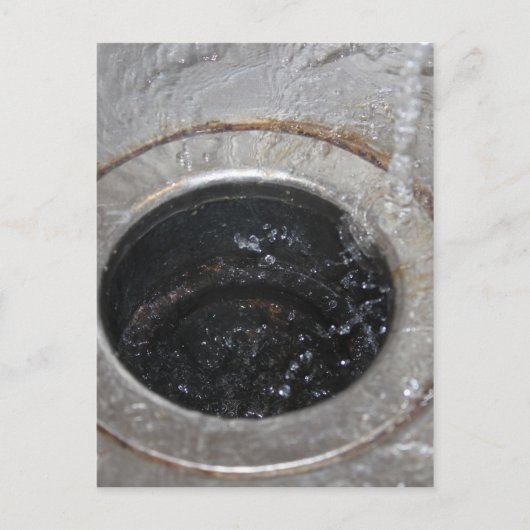 Alles abtropfen postkarte (Vorderseite)